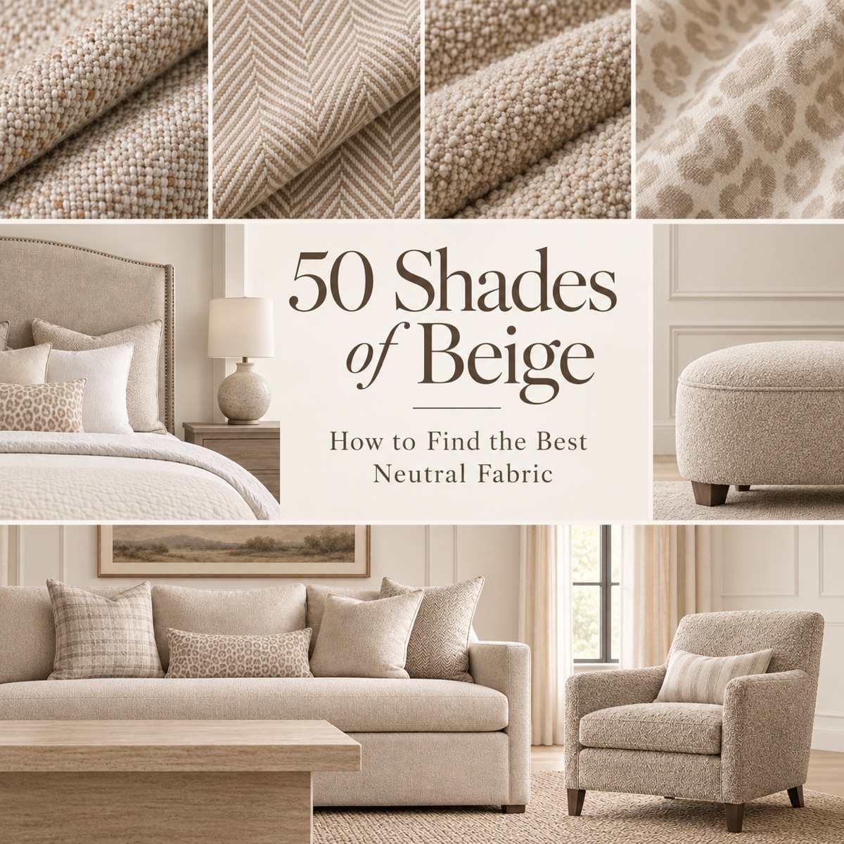 50 Shades of Beige: How to Choose the Best Neutral Upholstery Fabric