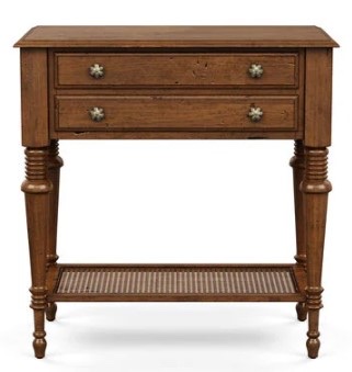 Ethan Allen Cayman night table in brownstone finish