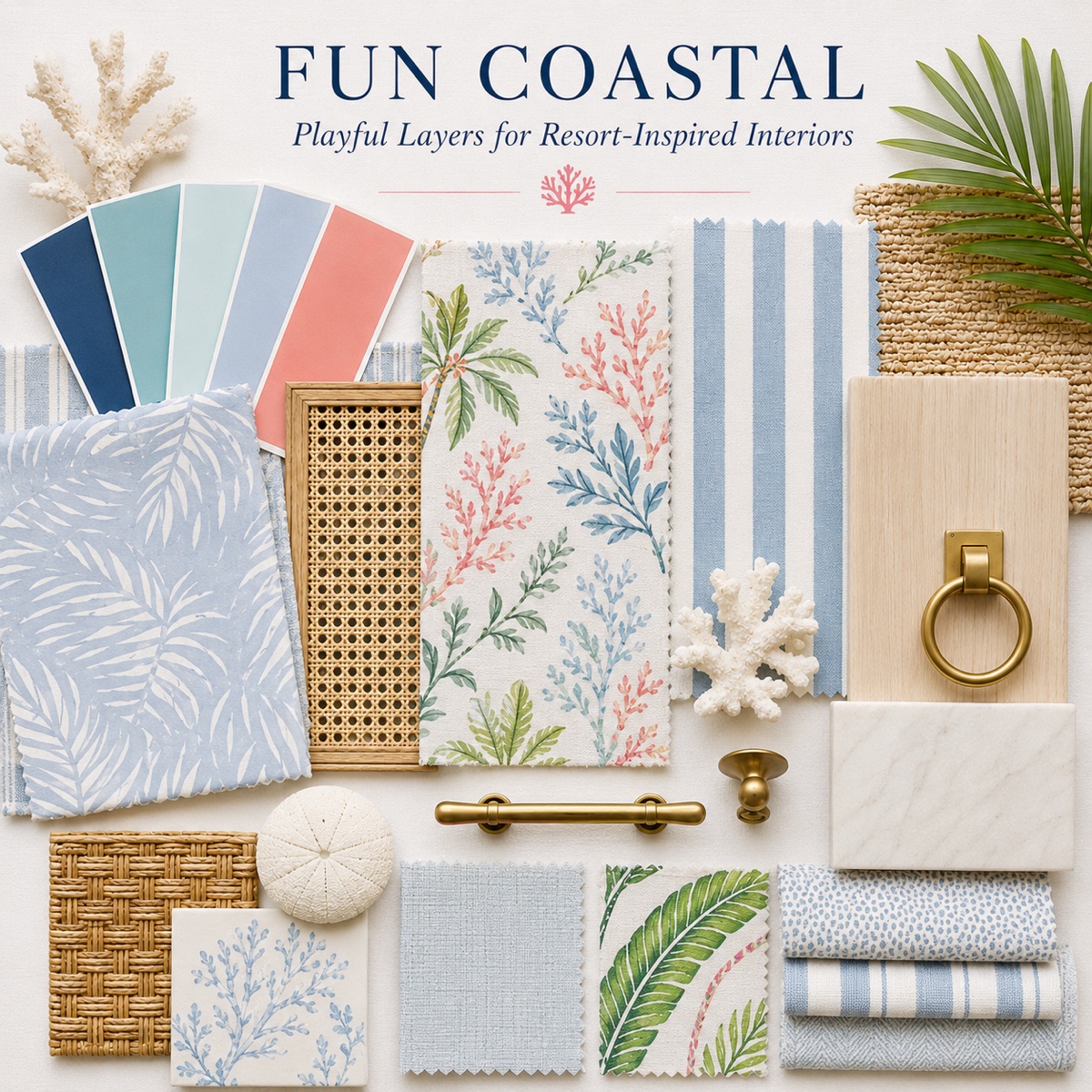 Fun Coastal mood board