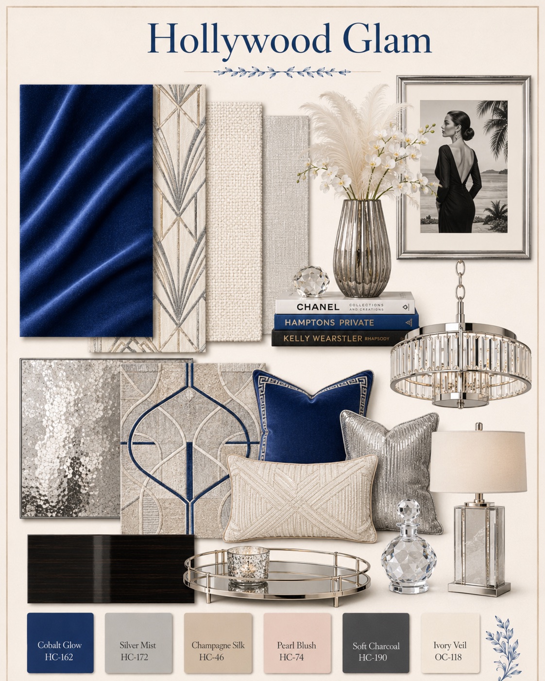 Hollywood Glam mood board