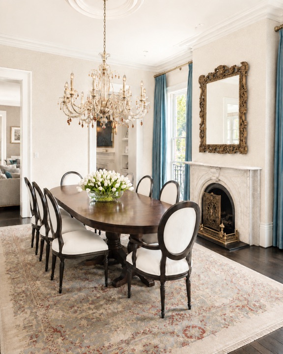 Savannah Midnight in the Garden mansion vibes dining room