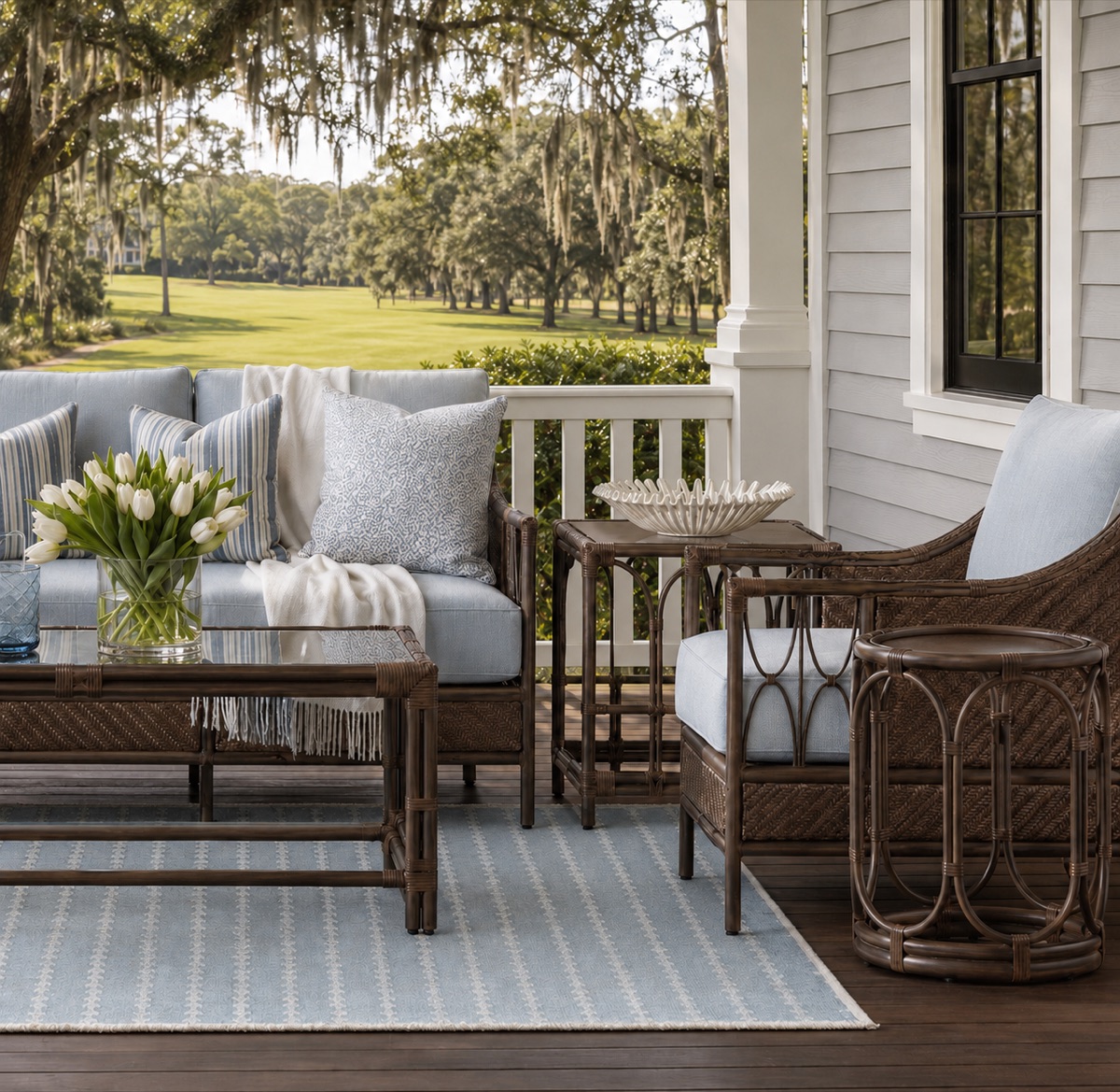 Riverton Pointe breezy and blue room